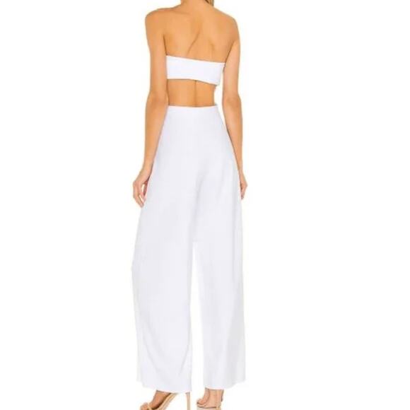 NWT Susana Monaco Strapless Jumpsuit – Size Small, Sugar White **With Flaws** - Picture 3 of 12